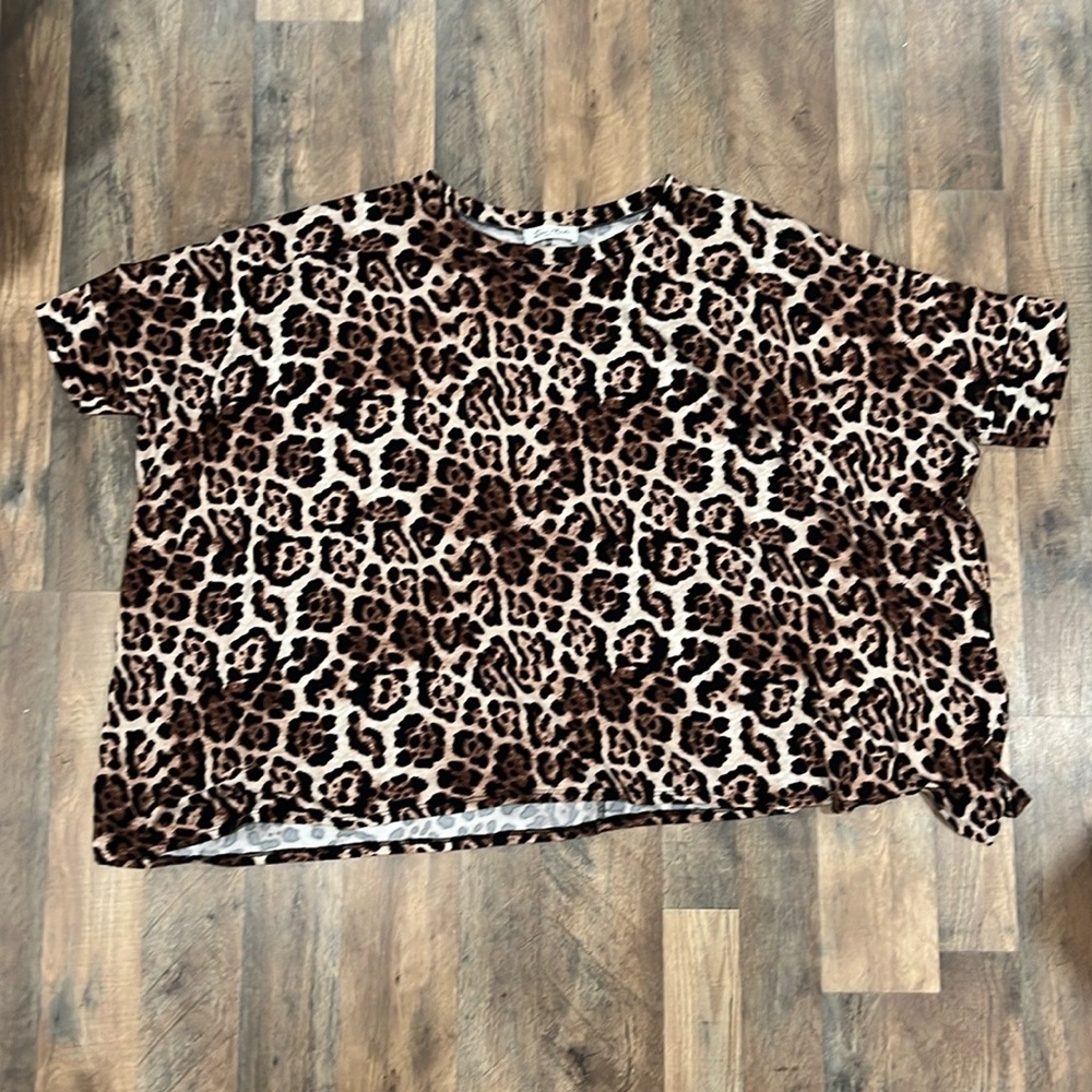 Leopard Lounge Top